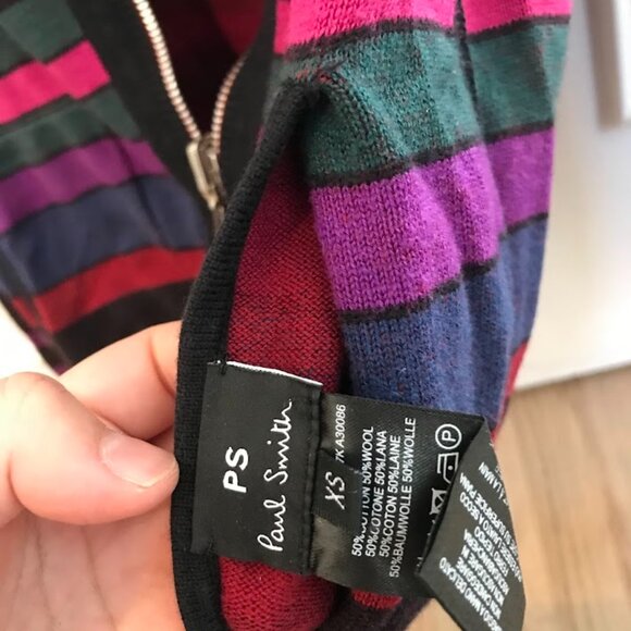 Paul Smith reversible stripe sweater - Picture 2 of 2